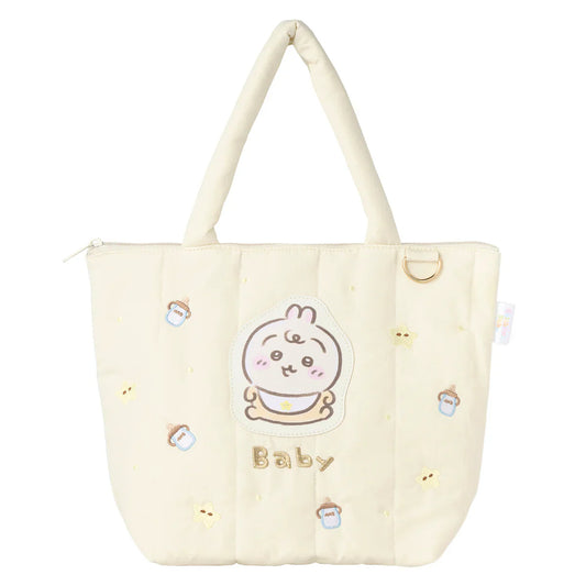 CHIIKAWA | Usagi Quilted Tote Bag 255×340×120mm (Chiikawa Baby)