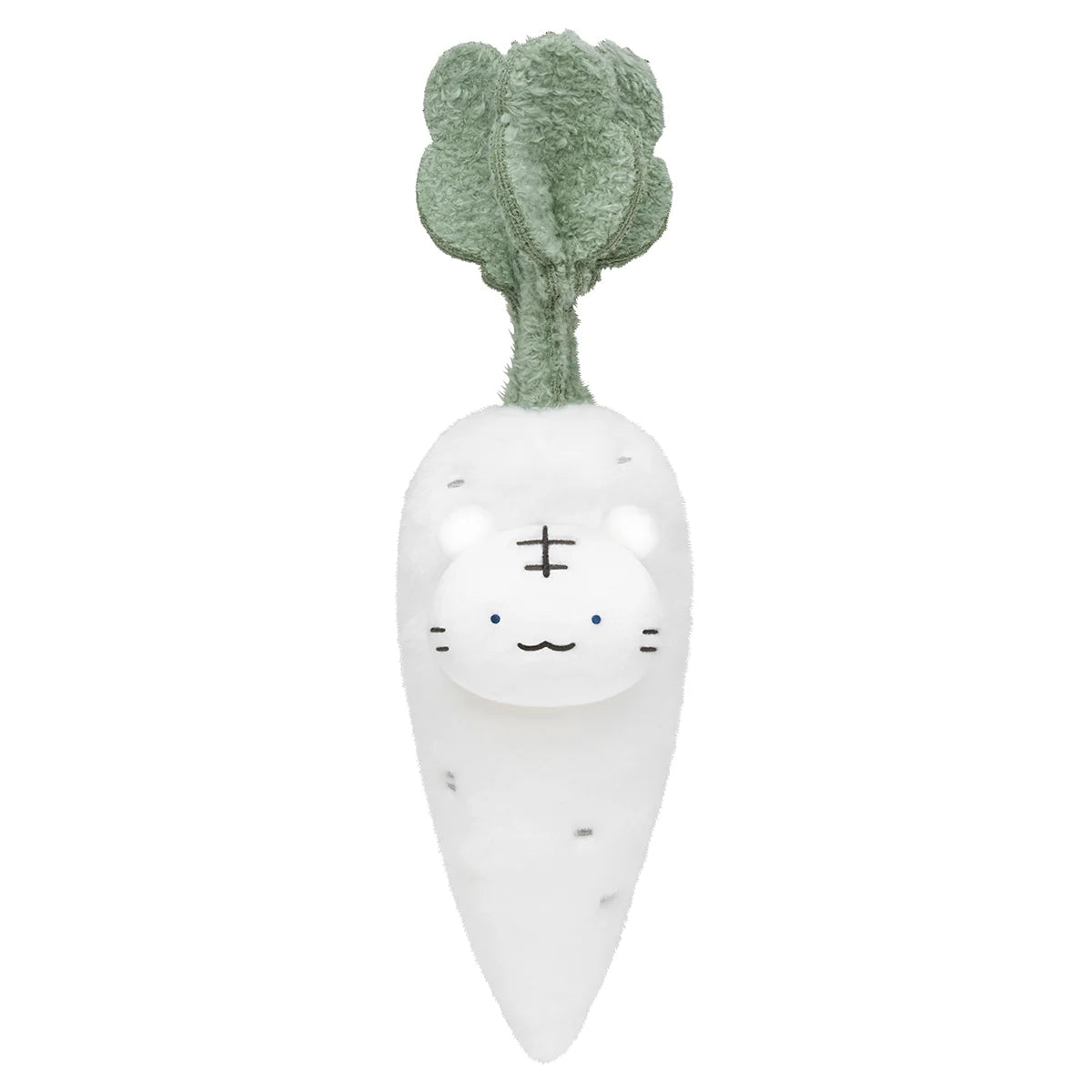 White Tiger & Black Tiger | Vegetable Mascot Holder Bag Charm Keychain 230x65x70mm (White Tiger)