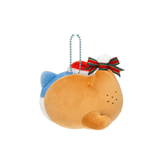 CHIIKAWA | Hachiware Turned-into-Chicken Mascot Holder Bag Charm Plush Keychain 95×95×105mm (Christmas 2025)