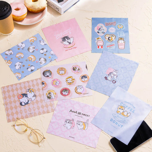 MOFUSAND | Secret Multi-Purpose Microfiber Cleaning Cloth Blind Box 150×180mm(Coffee And Donuts)