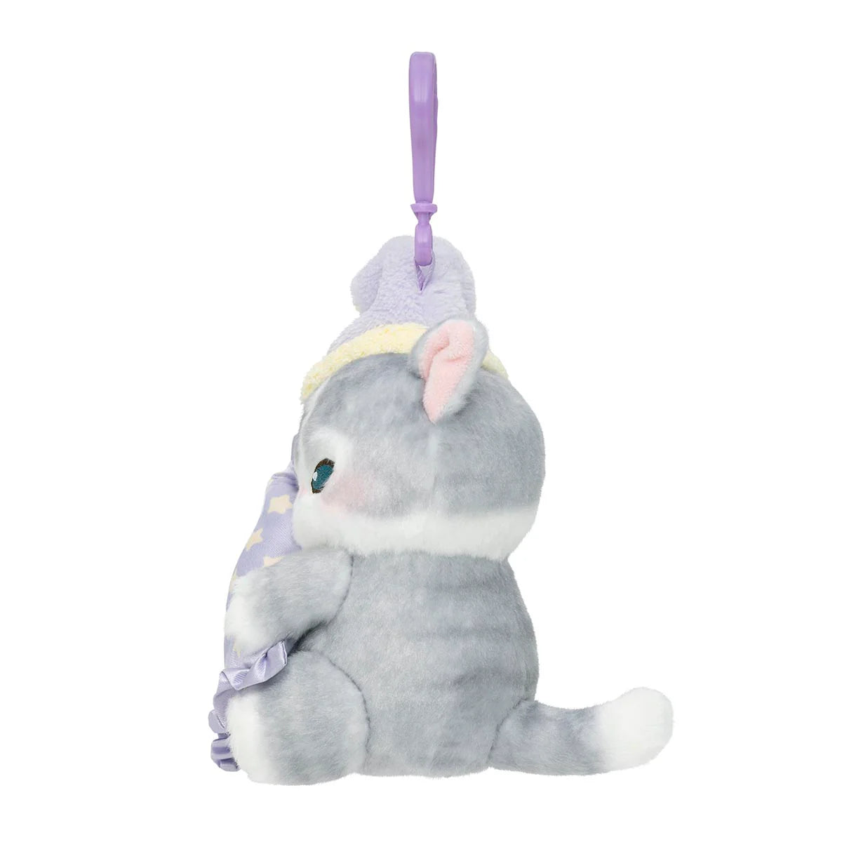 MOFUSAND | Mascot Holder Bag Charm Keychain 130×90×120mm (Sleepy Cat)