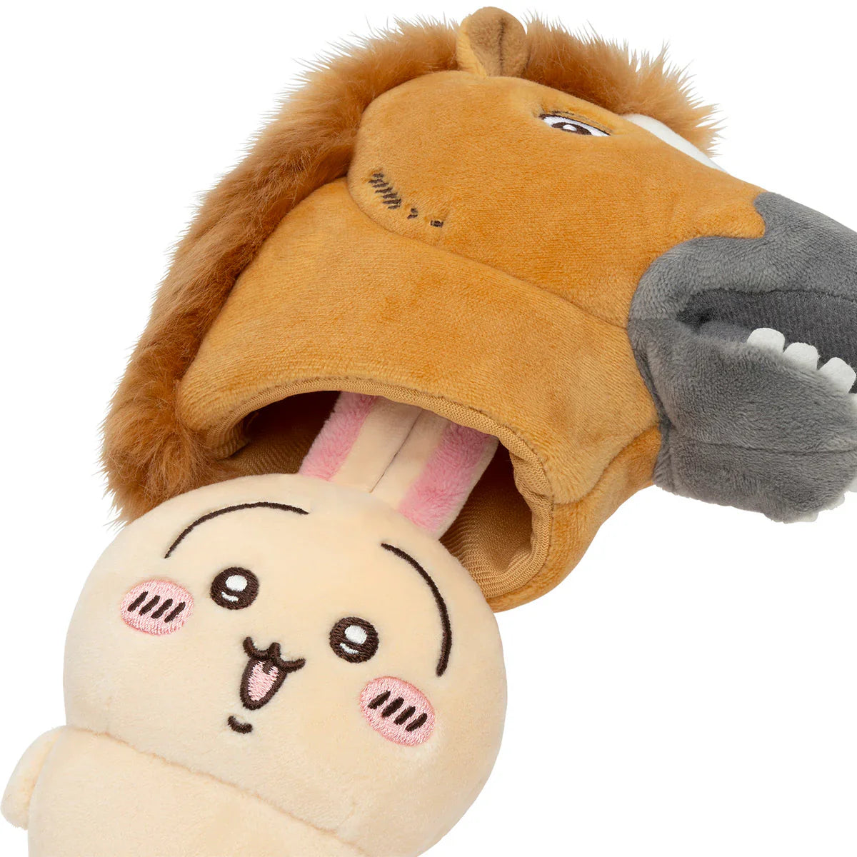 CHIIKAWA | Usagi Plush Keychain Bag Charm Mascot Holder 140×150×65mm(Wearing a Horse)