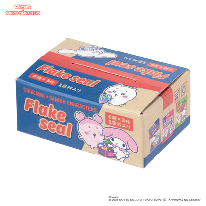 Chiikawa x Sanrio | Boxed Flake Stickers 27x60x43mm (Supermarket)
