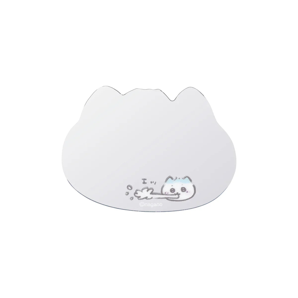 CHIIKAWA | Hachiware Mini Acrylic Mirror with Pouch 65×65mm (Chiikawa Baby)