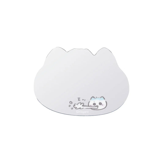 CHIIKAWA | Hachiware Mini Acrylic Mirror with Pouch 65×65mm (Chiikawa Baby)