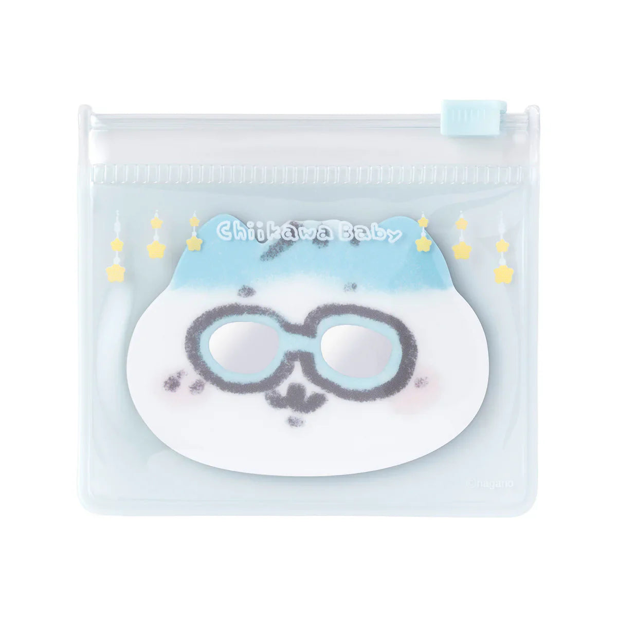 CHIIKAWA | Hachiware Mini Acrylic Mirror with Pouch 65×65mm (Chiikawa Baby)