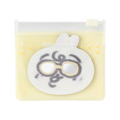 CHIIKAWA | Usagi Mini Acrylic Mirror with Pouch 65×65mm (Chiikawa Baby)