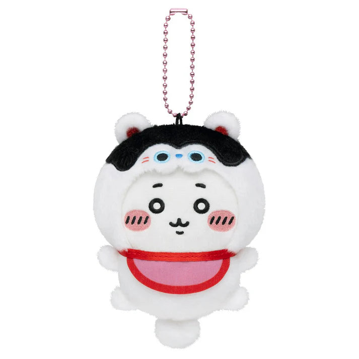 CHIIKAWA x MOGUMOGU | Chiikawa Mascot Holder Bag Charm Keychain 120x85x50mm (1st Anniversary)