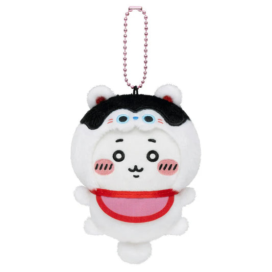 CHIIKAWA x MOGUMOGU | Chiikawa Mascot Holder Bag Charm Keychain 120x85x50mm (1st Anniversary)