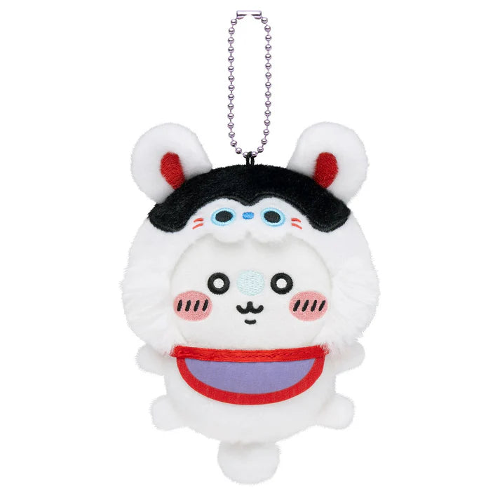 CHIIKAWA x MOGUMOGU | Momonga Mascot Holder Bag Charm Keychain 120x85x50mm (1st Anniversary)