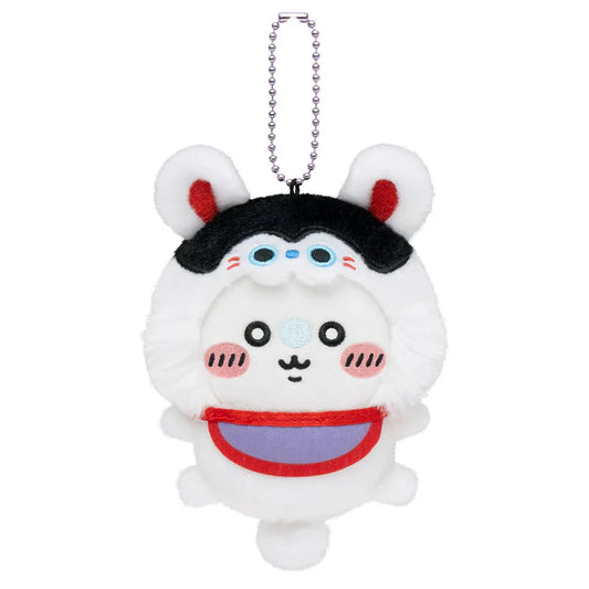 CHIIKAWA x MOGUMOGU | Momonga Mascot Holder Bag Charm Keychain 120x85x50mm (1st Anniversary)