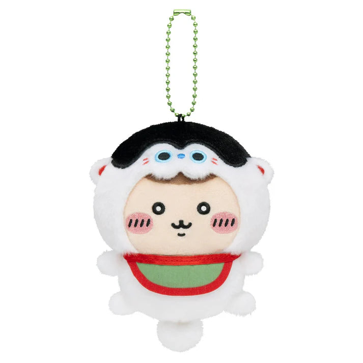 CHIIKAWA x MOGUMOGU | Kurimanju Mascot Holder Bag Charm Keychain 120x85x50mm (1st Anniversary)