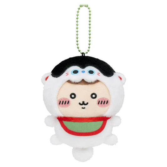 CHIIKAWA x MOGUMOGU | Kurimanju Mascot Holder Bag Charm Keychain 120x85x50mm (1st Anniversary)