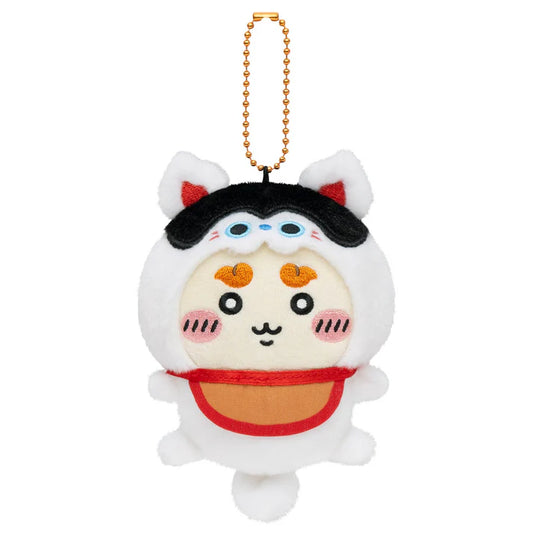 CHIIKAWA x MOGUMOGU | Shisa Mascot Holder Bag Charm Keychain 120x85x50mm (1st Anniversary)