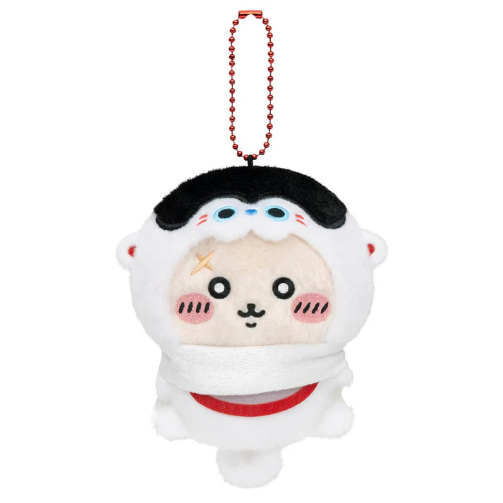 CHIIKAWA x MOGUMOGU | Rakko Mascot Holder Bag Charm Keychain 120x85x50mm (1st Anniversary)