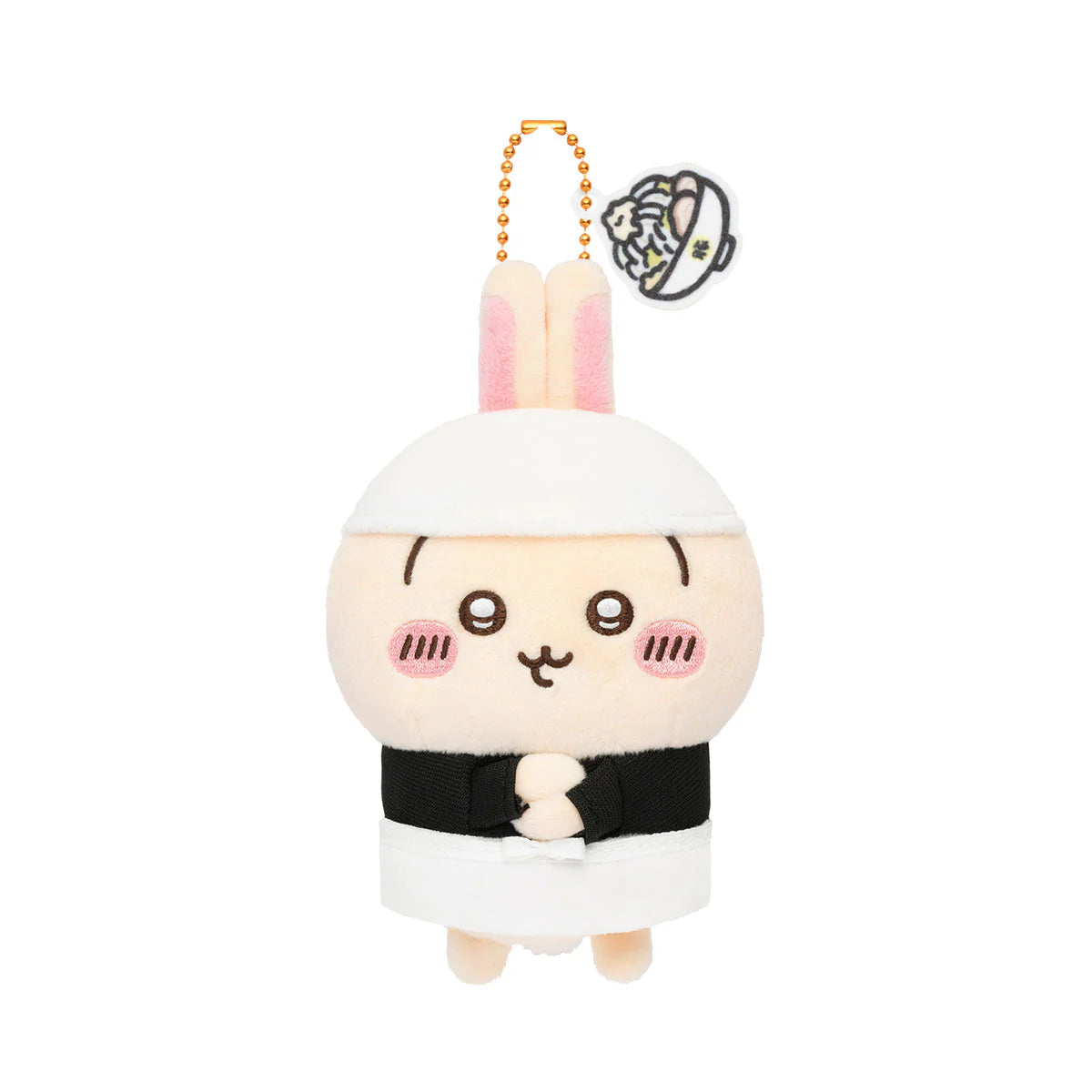 CHIIKAWA | Usagi Mascot Keychain Bag Charm 130x80x50mm (Ramen Buta Staff)
