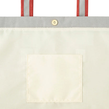 MOFUSAND | Large Gusseted Tote Bag 330×445×145mm (MERCI STRAWBERRY)