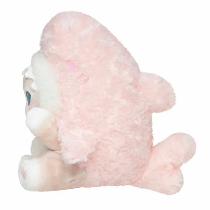 MOFUSAND | Shark Cat Chubby Potepote Plush Toy Plush Doll 230×170×210mm (Sakura Cherry Blossom)
