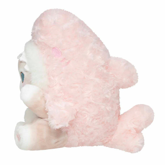 MOFUSAND | Shark Cat Chubby Potepote Plush Toy Plush Doll 230×170×210mm (Sakura Cherry Blossom)