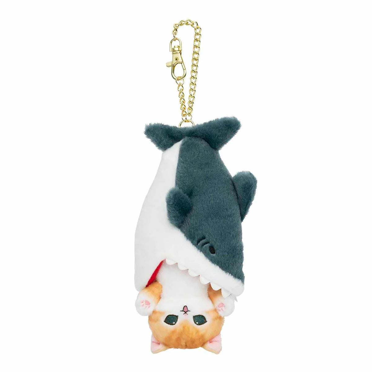 MOFUSAND | Retractable Keyring Mascot Keychain 200x100x100mm (Shark)