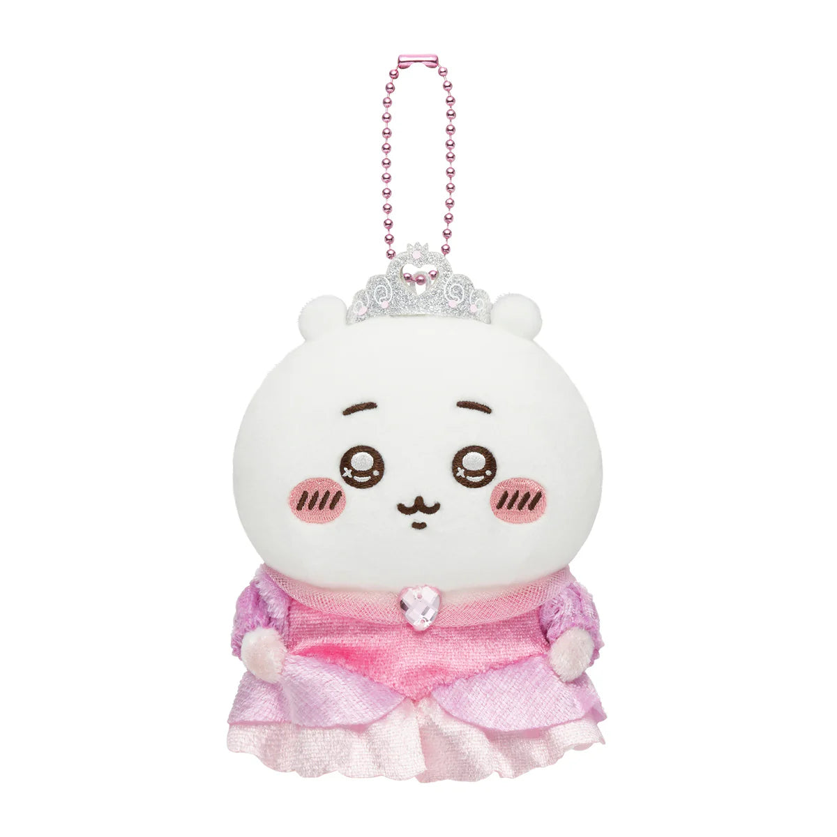 CHIIKAWA | Chiikawa Mascot Holder Plush Keychain 115×90×55mm (Pu-Wappa Puffy Prince)