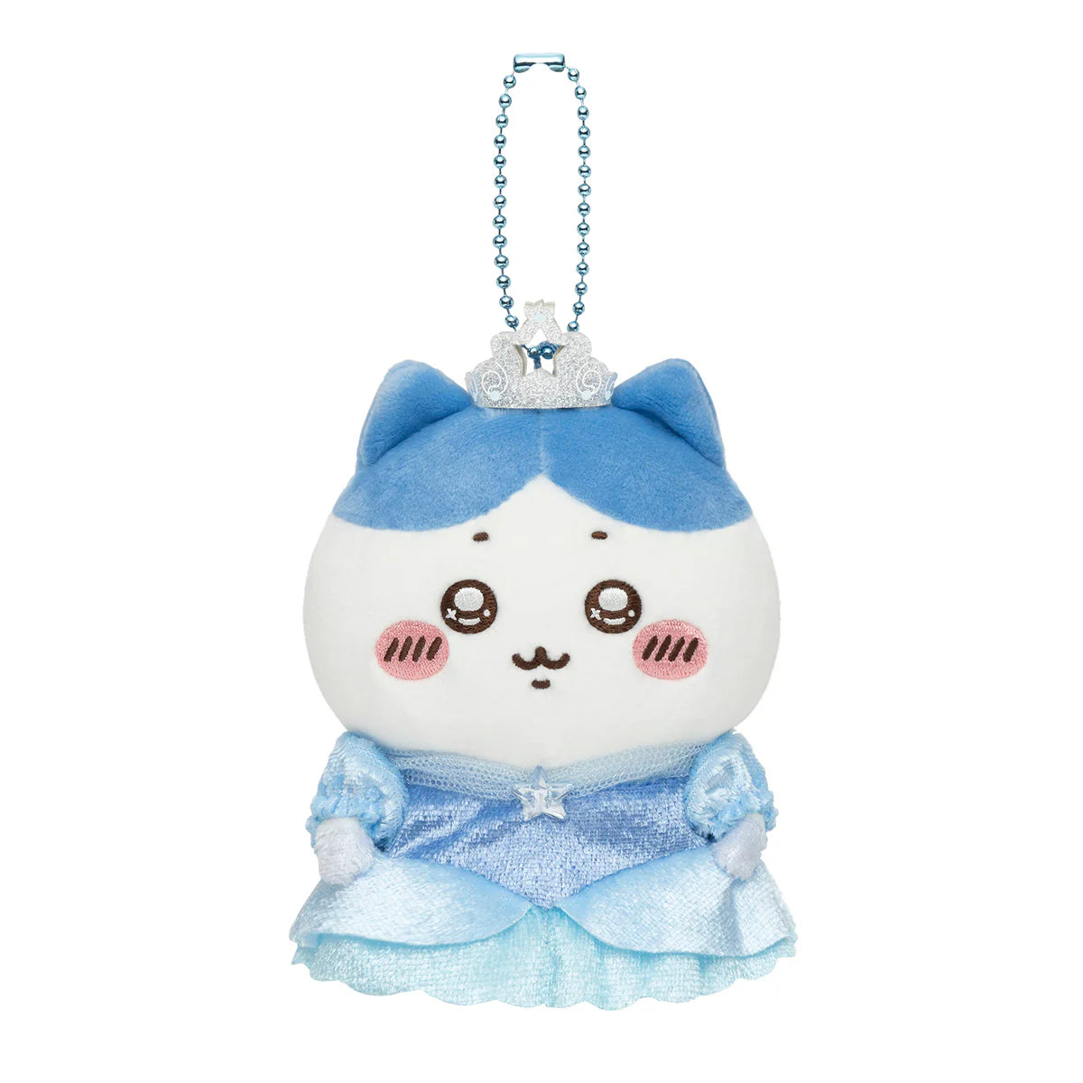 CHIIKAWA | Hachhiware Mascot Holder Plush Keychain 115×90×55mm (Pu-Wappa Puffy Prince)