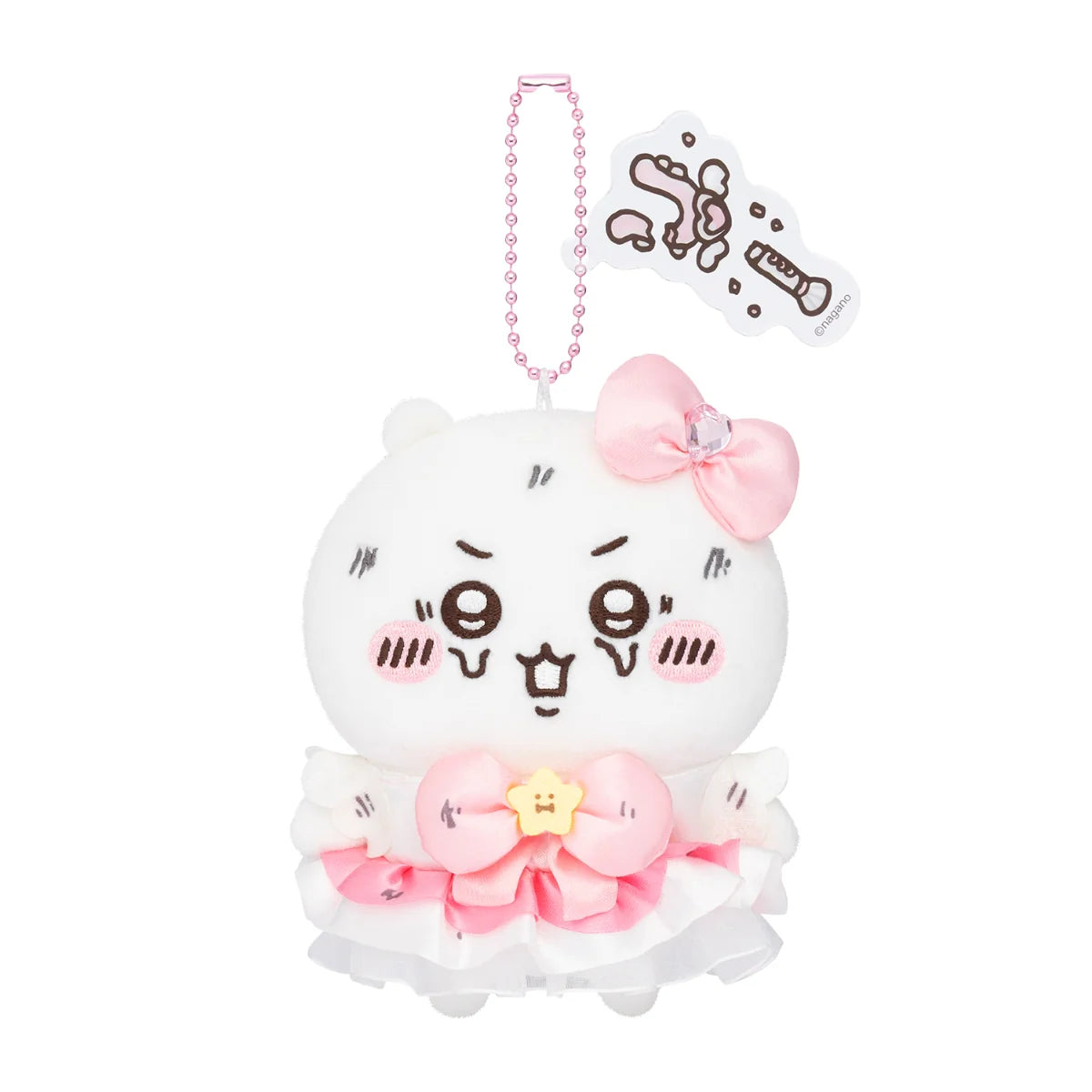 CHIIKAWA | Magical Chiikawa Charge Mascot Bag Charm Keychain 115x85x60mm (Chiikawa in a pinch)