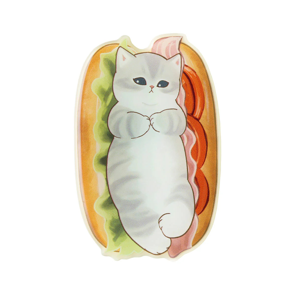 MOFUSAND | Mofumofu Bakery Puffy Bread Magnet 60x61mm or less (Sandwich)