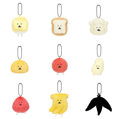 Nagano Characters |Trading Tiny Foods Mascot Keychain Blind Box 100×105×75mm Approx.