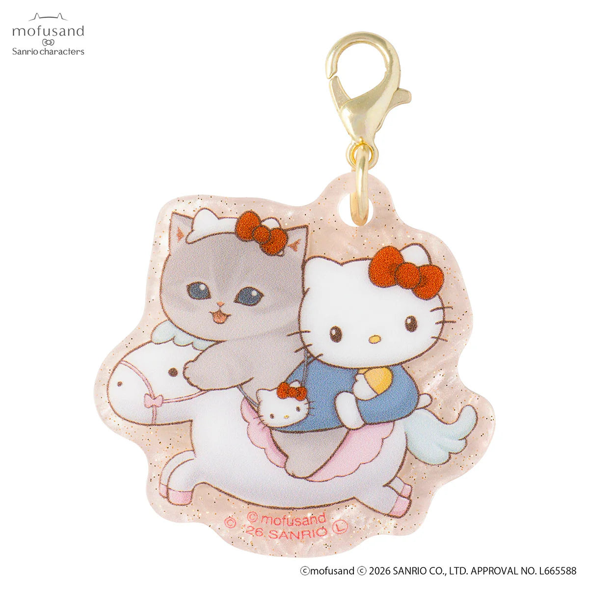MOFUSAND x SANRIO | Secret Trading Marble Acrylic Charm Blind Box (Shipped Randomly)
