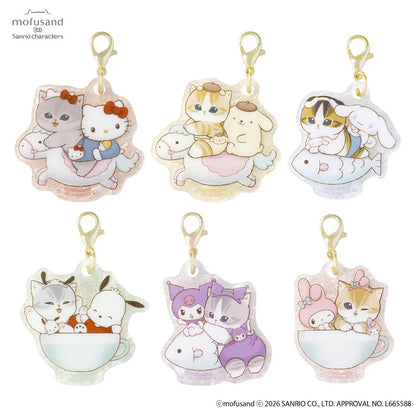 MOFUSAND x SANRIO | Secret Trading Marble Acrylic Charm Blind Box (Shipped Randomly)