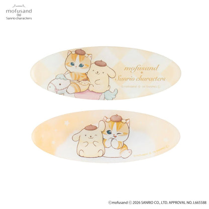 MOFUSAND x SANRIO | Pompompurin Pom Pom Purin Oval Clip Set of 2