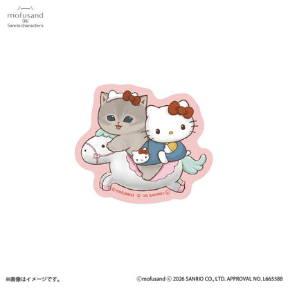 MOFUSAND x SANRIO | Hello Kitty Smartphone-sized Stickers 62x82mm or less