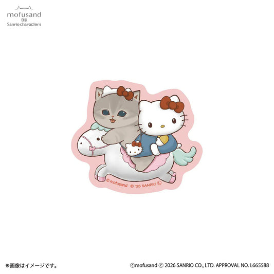 MOFUSAND x SANRIO | Hello Kitty Smartphone-sized Stickers 62x82mm or less