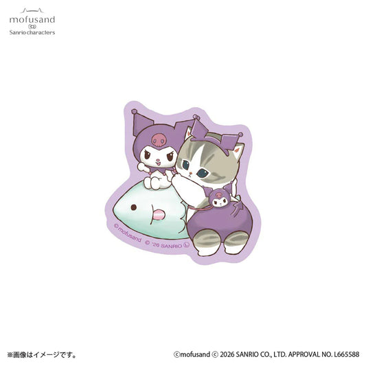 MOFUSAND x SANRIO | Kuromi Smartphone-sized Stickers 62x82mm or less