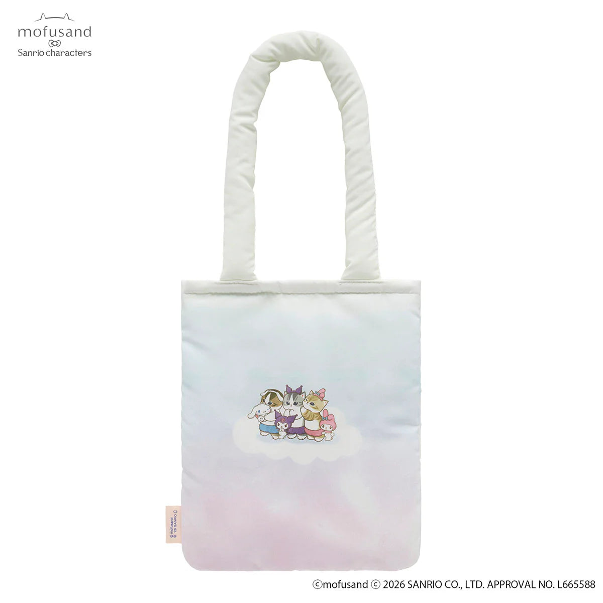 MOFUSAND x SANRIO | Sanrio Characters Tote Bag 245x205x15mm