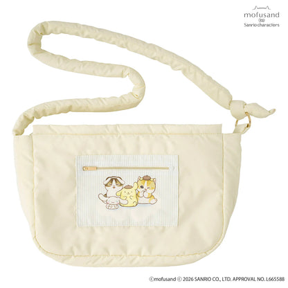 MOFUSAND x SANRIO | Fluffy Quilted Bag Crossbody Bag 250x380x120mm