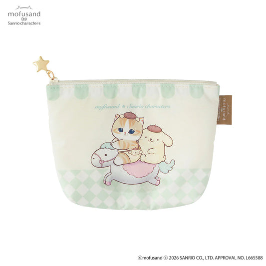 MOFUSAND x SANRIO | Pompompurin Pom Pom Purin Pocket Tissue Pouch 130x175x25mm