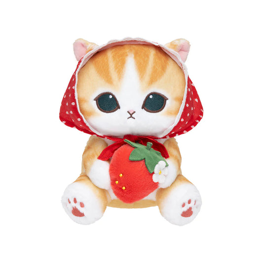 MOFUSAND | Plush Toy Plush Doll - Red 200x135x170mm (MERCI STRAWBERRY)