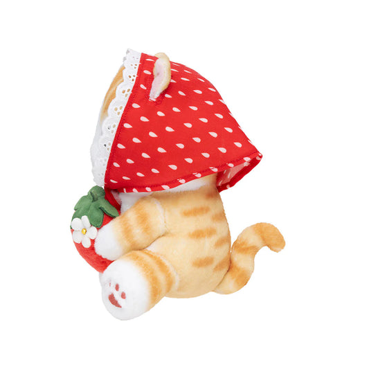 MOFUSAND | Plush Toy Plush Doll - Red 200x135x170mm (MERCI STRAWBERRY)