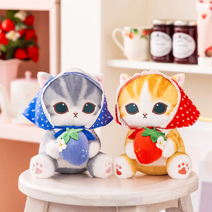 MOFUSAND | Plush Toy Plush Doll - Blue 200x135x170mm (MERCI STRAWBERRY)