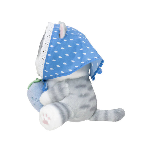 MOFUSAND | Plush Toy Plush Doll - Blue 200x135x170mm (MERCI STRAWBERRY)
