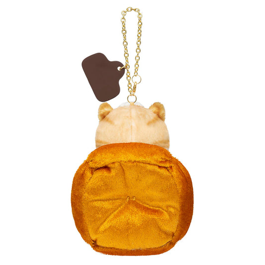 MOFUSAND | Mofumofu Bakery Cat Mascot Keychain Bag Charm 80x105x158mm (Danish - Strawberry)