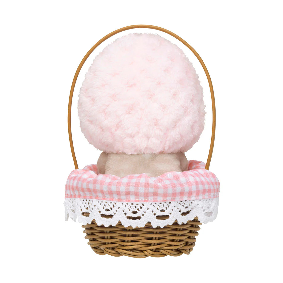 MOFUSAND | Plush Toy Plush Doll 130×90×90mm (Mofusand Merci Strawberry Fruit Cat Pink in a Basket)