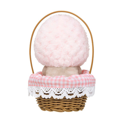 MOFUSAND | Plush Toy Plush Doll 130×90×90mm (Mofusand Merci Strawberry Fruit Cat Pink in a Basket)