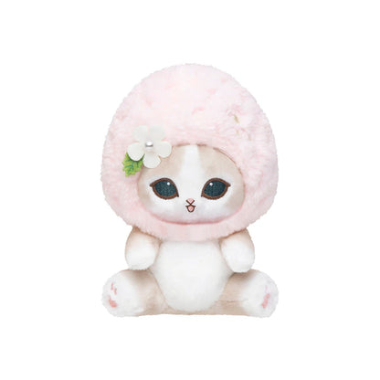 MOFUSAND | Plush Toy Plush Doll 130×90×90mm (Mofusand Merci Strawberry Fruit Cat Pink in a Basket)