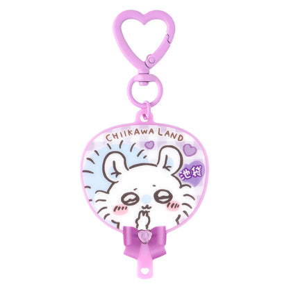 CHIIKAWA | Momonga Fan-shaped Acrylic Keychain 71x54mm (Go! IKEBUKURO )