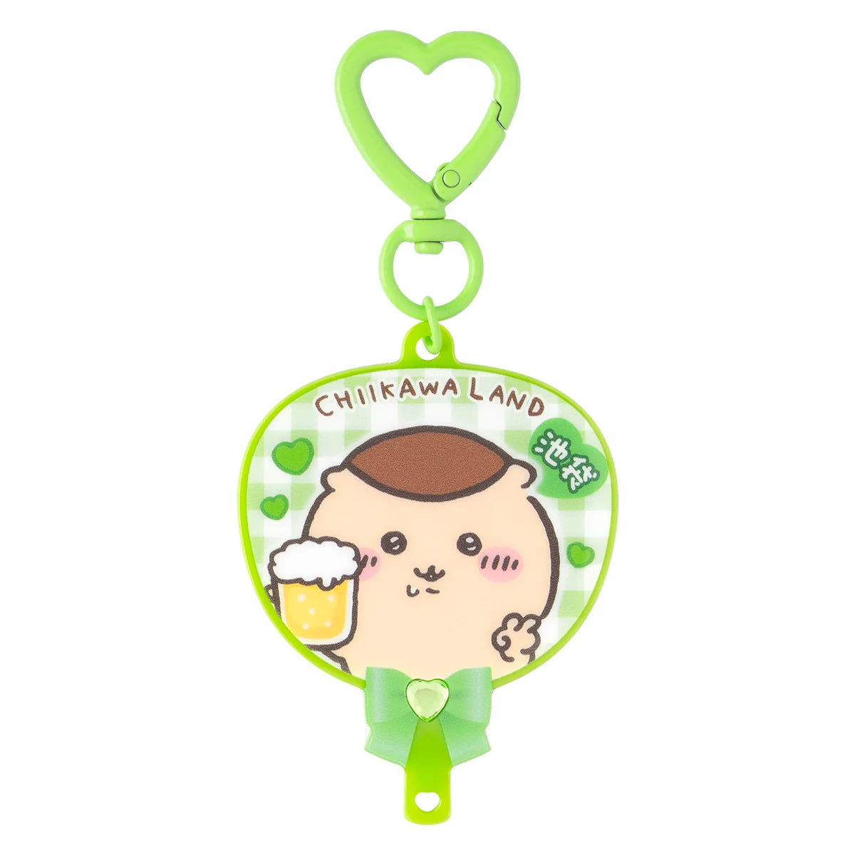CHIIKAWA | Kurimanju Fan-shaped Acrylic Keychain 71x54mm (Go! IKEBUKURO )