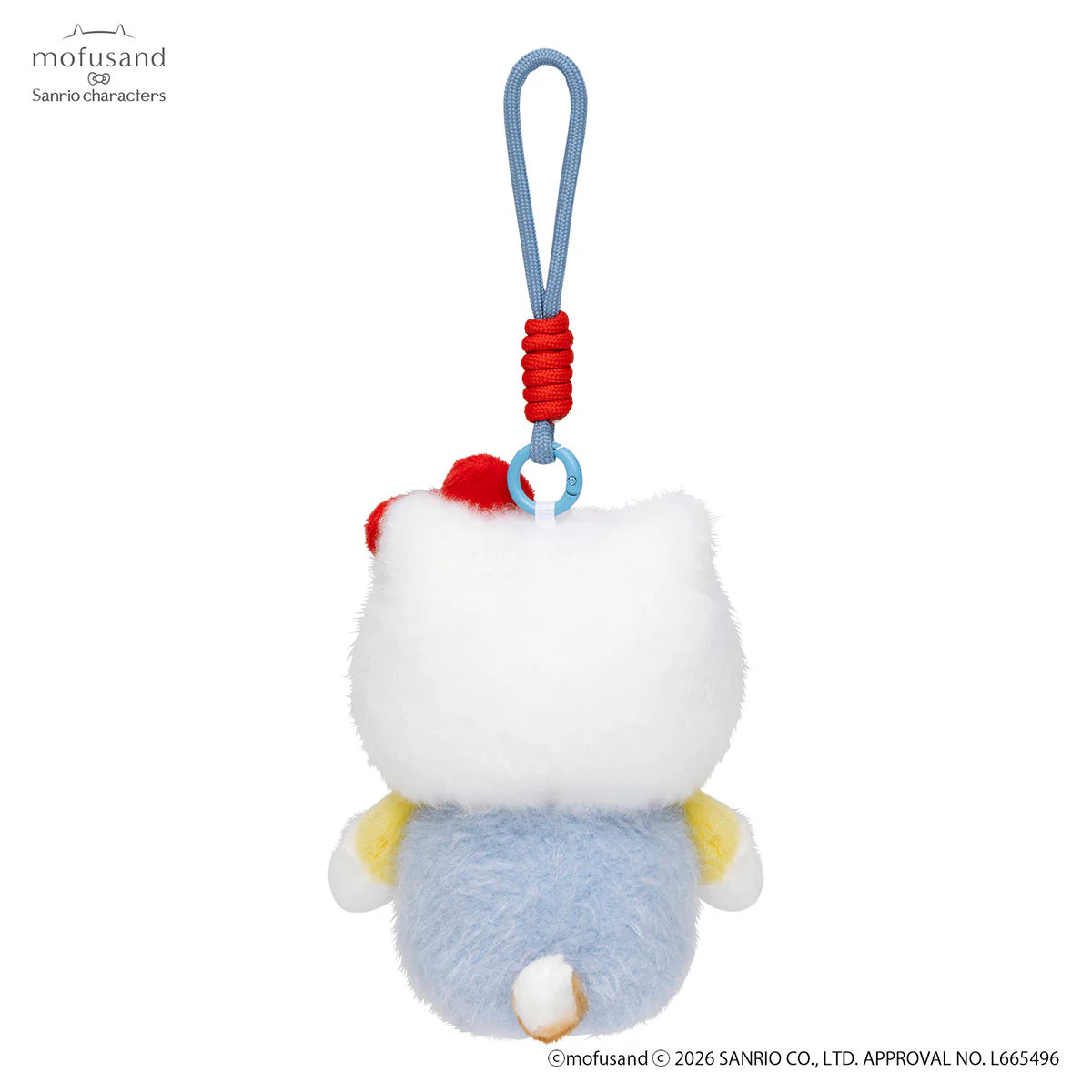 Mofusand × Sanrio | Hello Kitty Squishy Potefuwa Mascot Holder Keychain Bag Charm  170×130×130mm