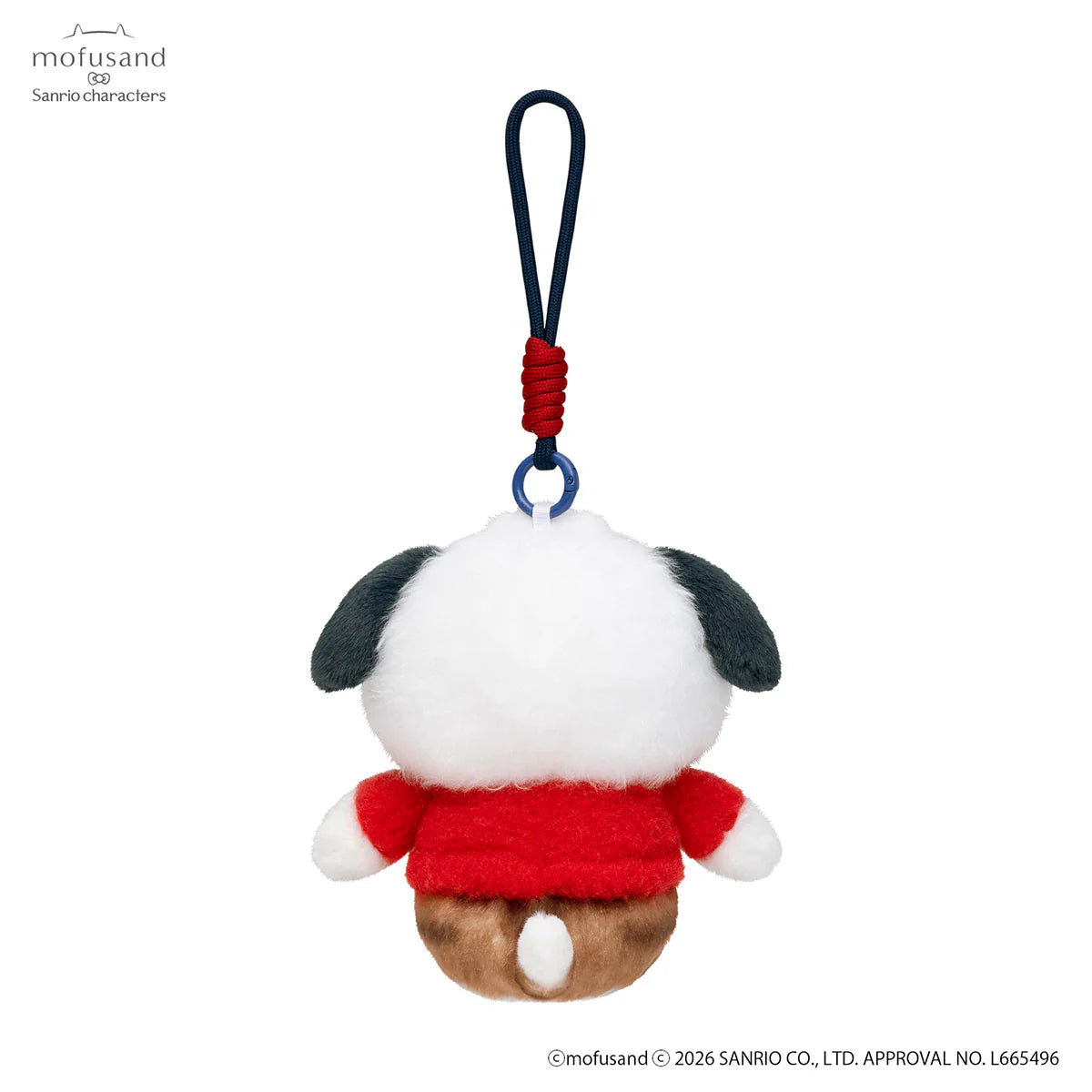 Mofusand × Sanrio | Pochacco Squishy Potefuwa Mascot Holder Keychain Bag Charm  170×130×130mm